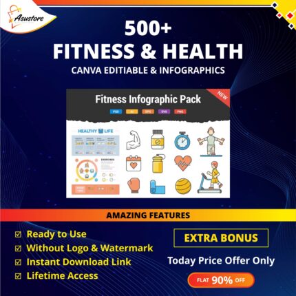 500+ Fitness and Health Infographic Post - Advanced Course for Fitness Coach